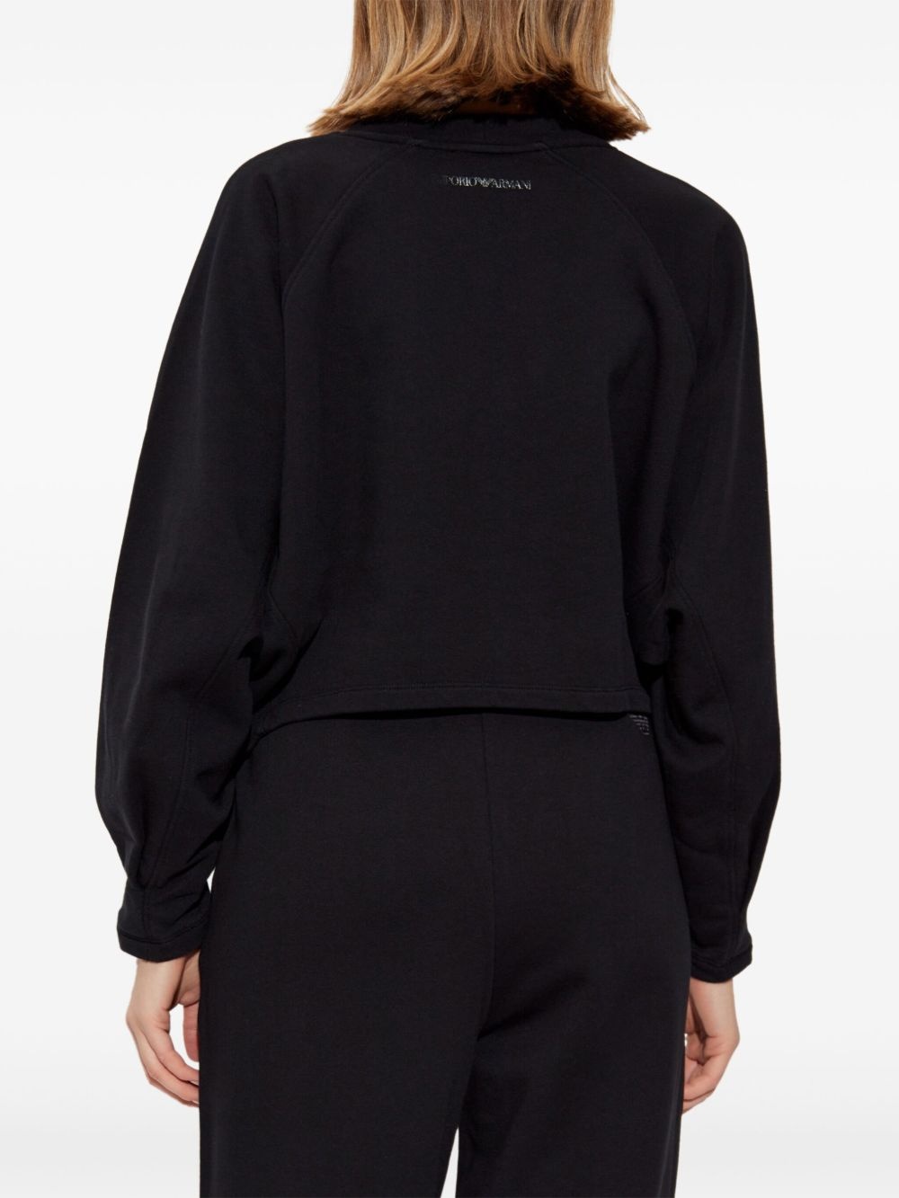 logo-embroidered sweatshirt - 4