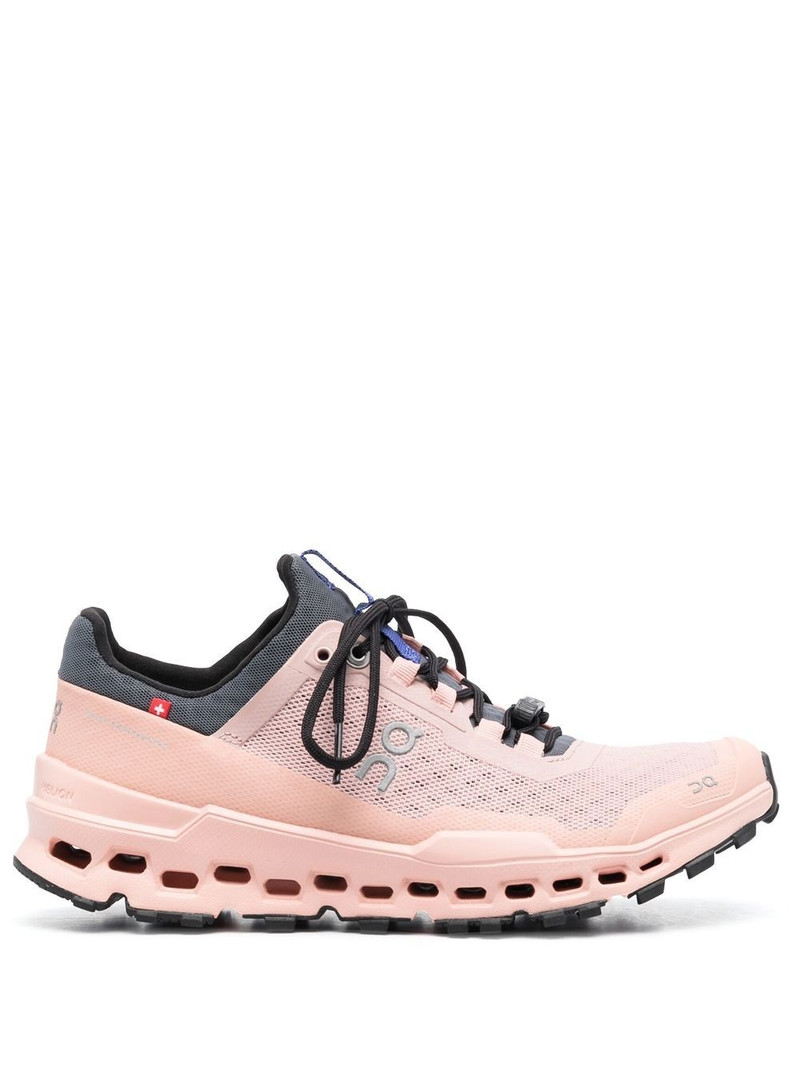 Cloudutra mesh-panel lace-up sneakers - 1