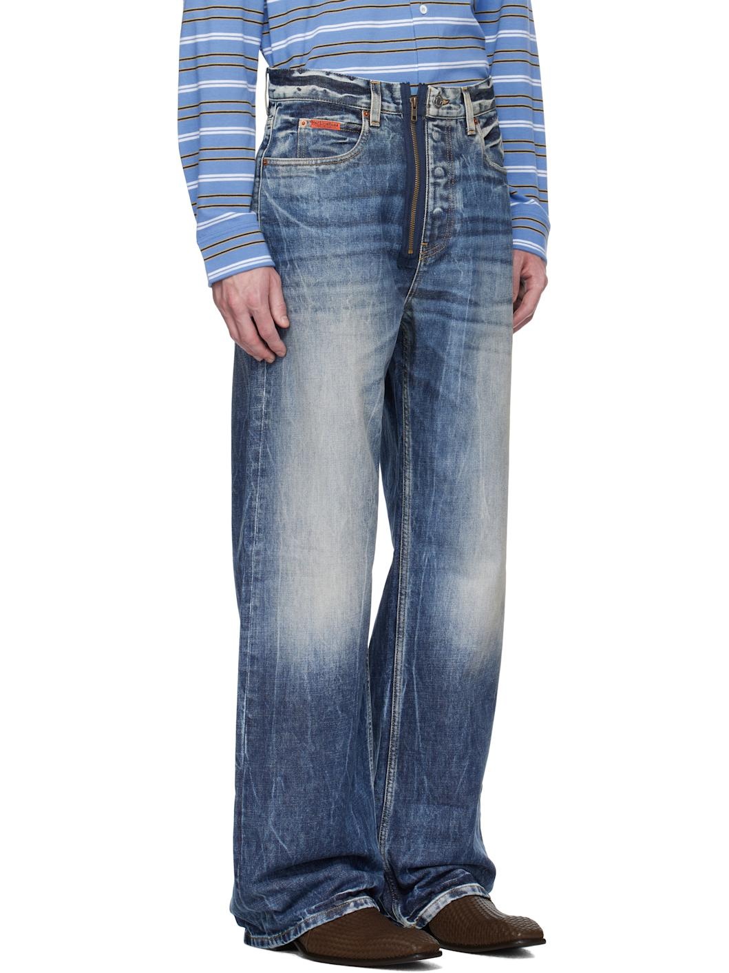 Blue Casual Jeans - 2