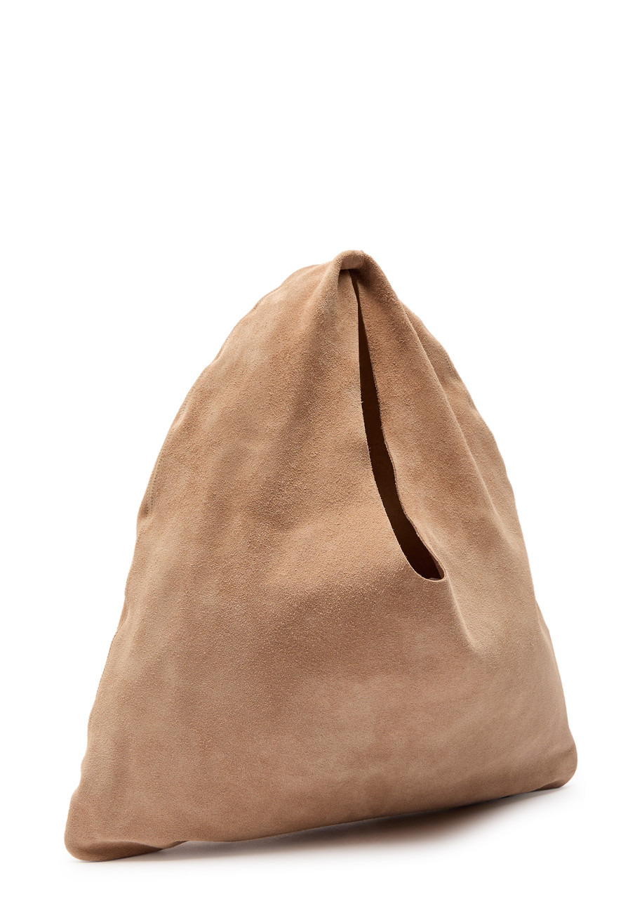 The Row Small Bindle Suede top Handle bag - 2