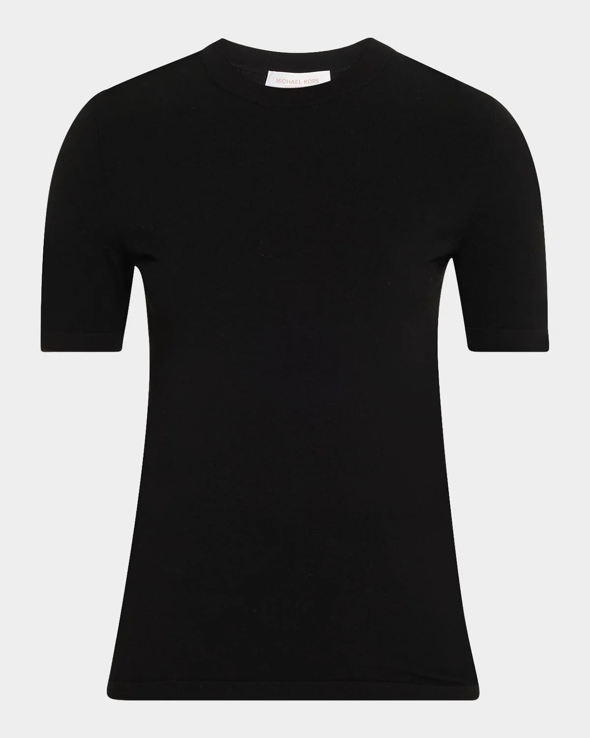 Stretch Viscose Short-Sleeve Sweater - 1