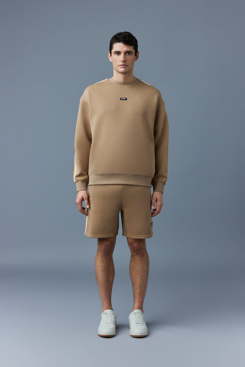 MACKAGE ADAM Double face jersey crewneck sweatshirt outlook