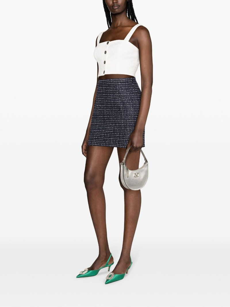 checked tweed crop top 3