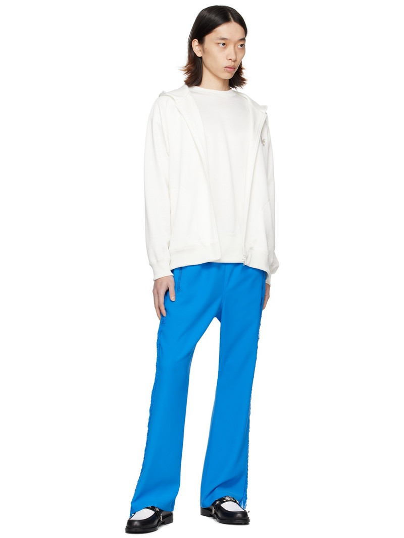NEEDLES Blue Fringe Track Pants outlook