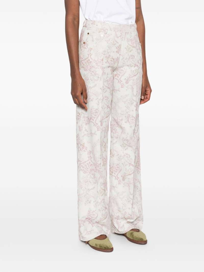 forte_forte floral -print trousers outlook