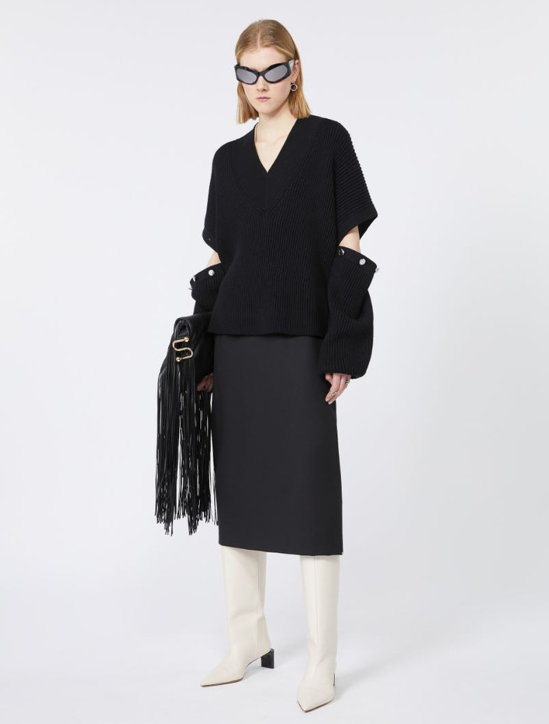 Sportmax Oversized jumper with detachable sleeves outlook