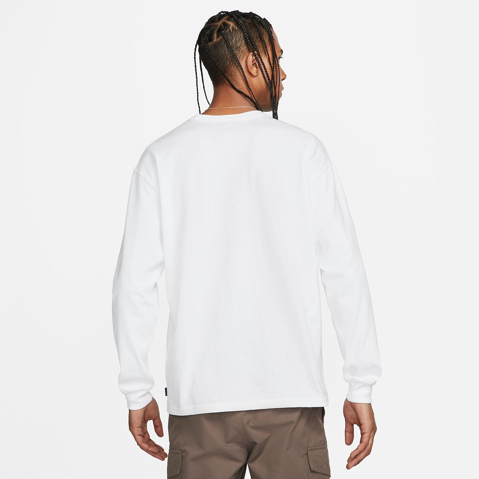 Nike Sportswear Premium Essentials Long-Sleeve T-Shirt 'White' DO7390-100 - 2