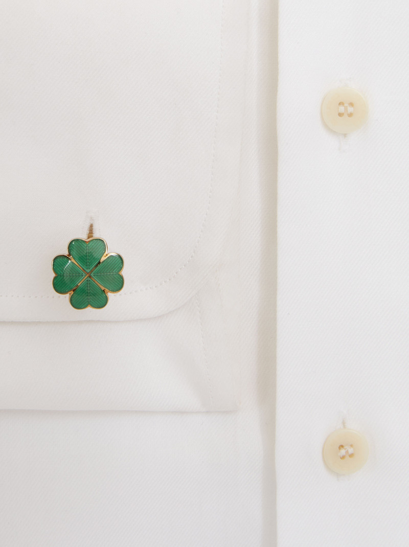 FOUR-LEAFED CLOVER CUFFLINKS 4