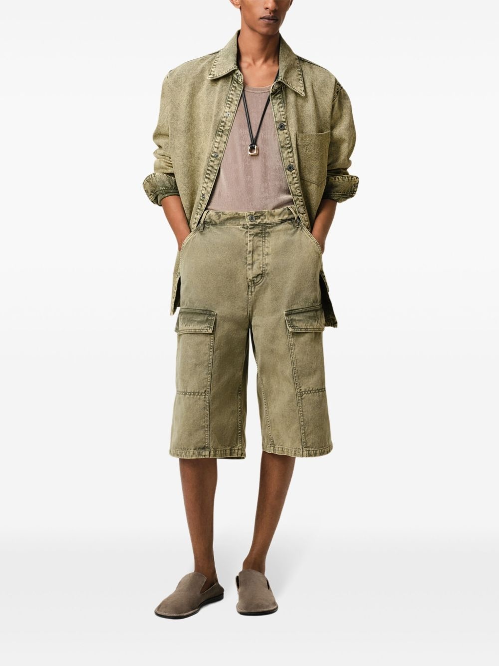 wide-leg Bermuda shorts - 2