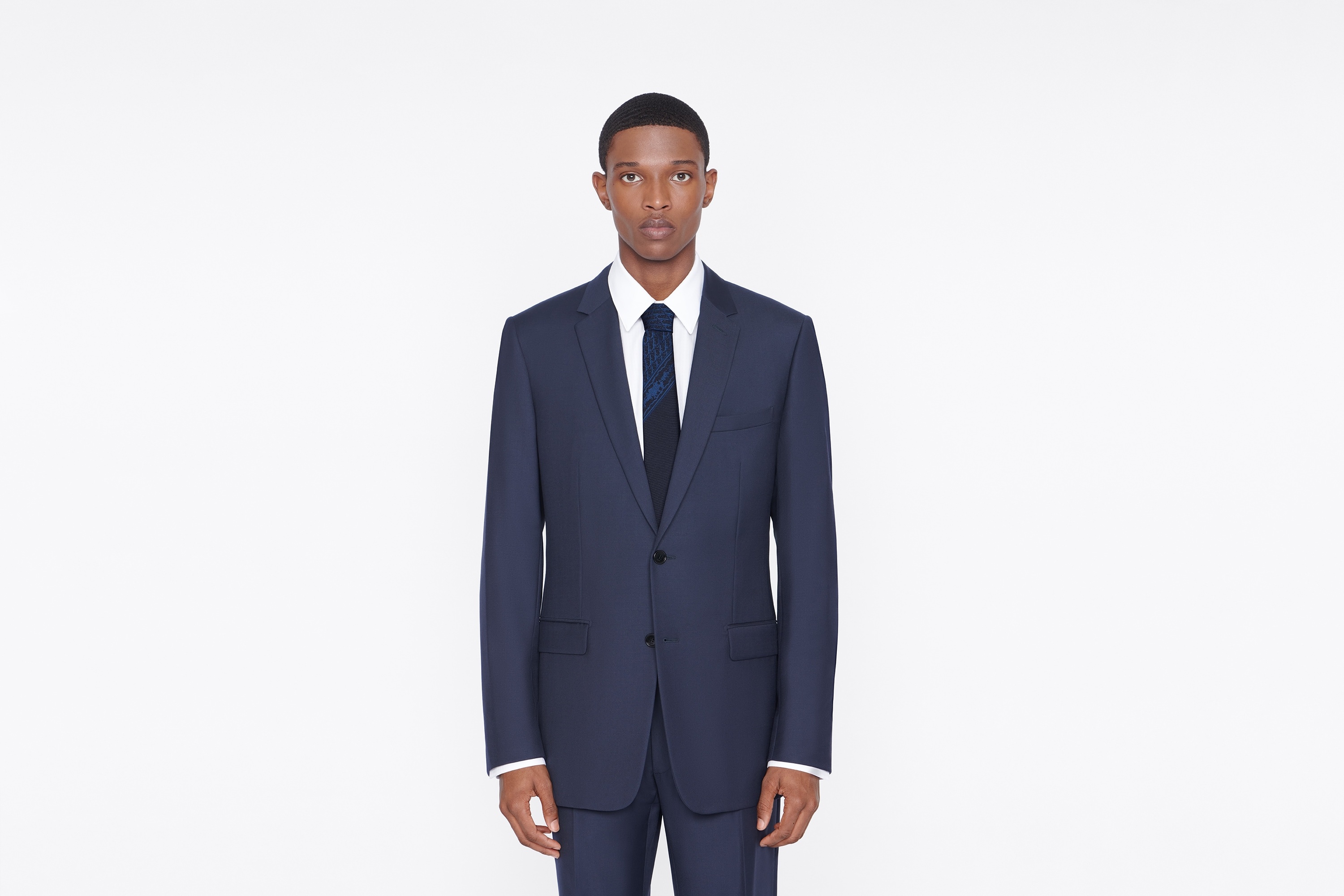 Dior Oblique Tie with Toile de Jouy Motif and Stripes - 4
