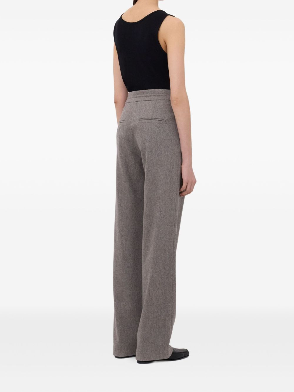 Harlem pleated drawstring trousers - 4