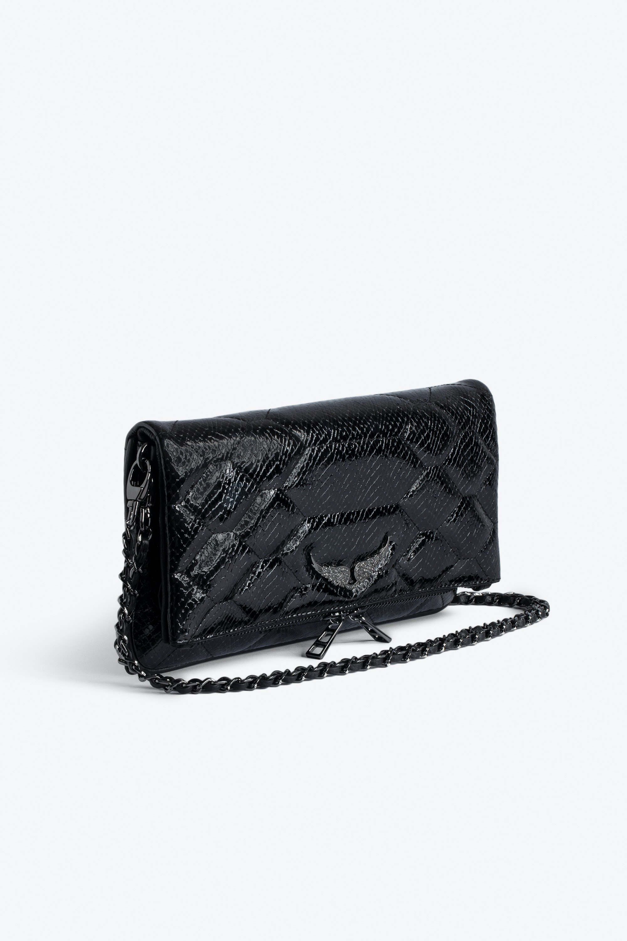 Rock Glossy Wild Quilted Clutch - 2