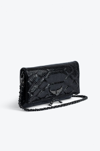 Zadig & Voltaire Rock Glossy Wild Quilted Clutch outlook
