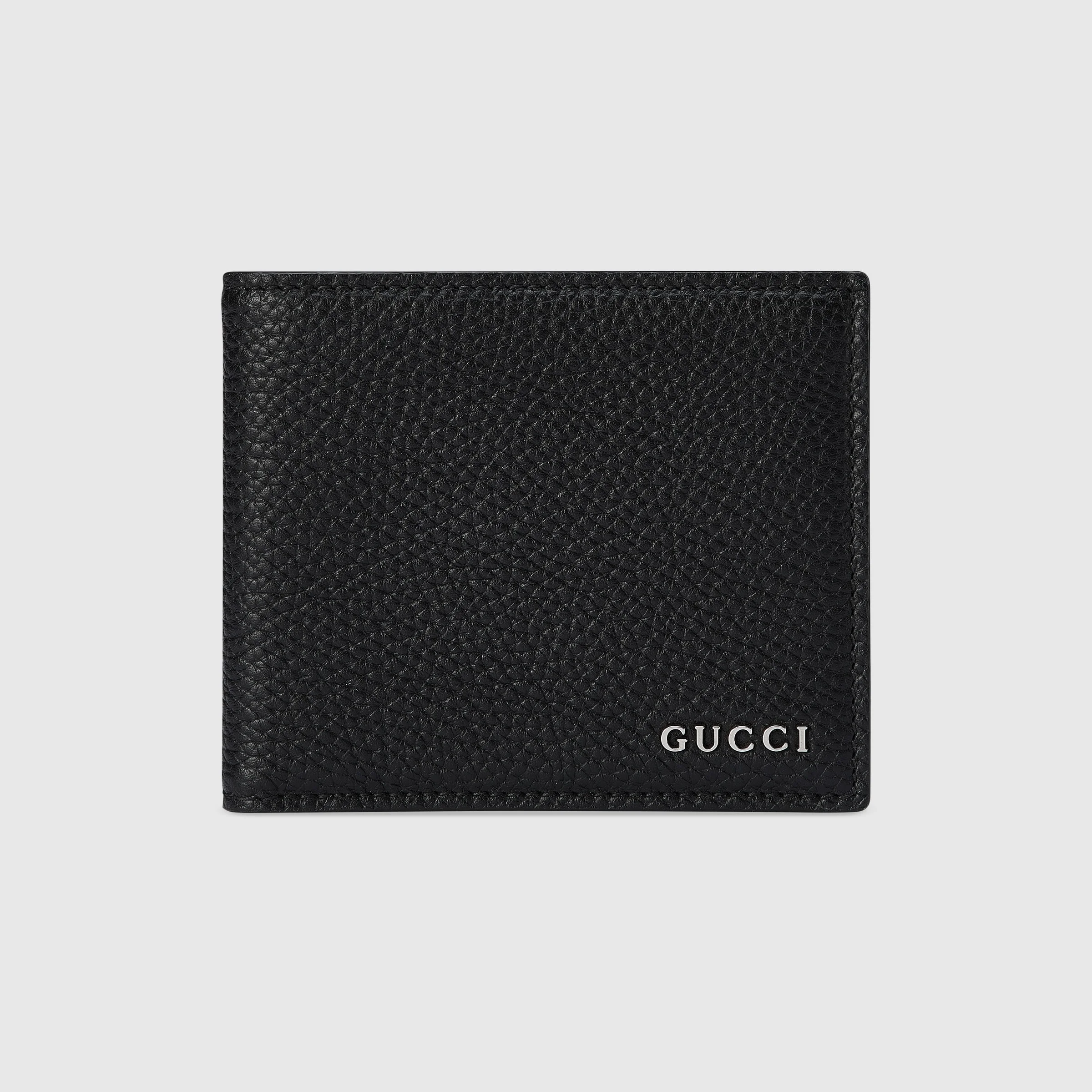 Bi-fold wallet with Gucci logo - 1