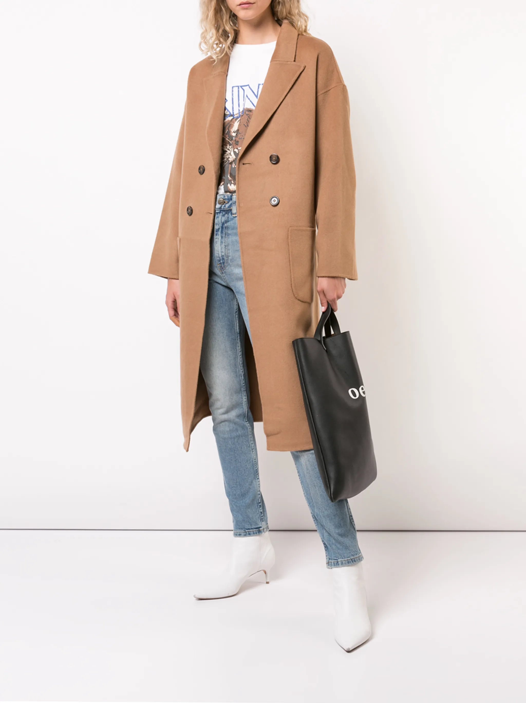 Anine Bing Dylan Belted Double-breasted Coat - 2