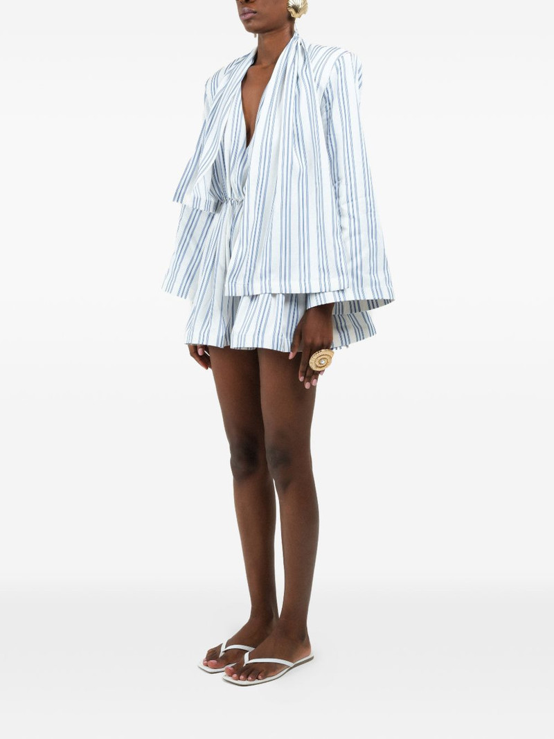 striped scarf mini dress 3