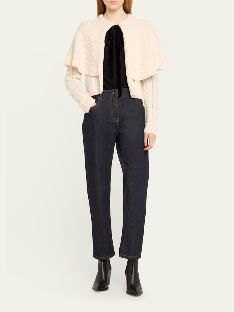 Sea Caleb Cable-Knit Cape Cardigan outlook