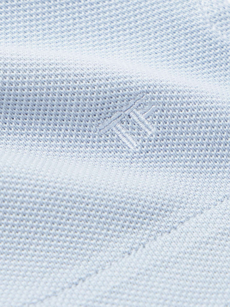 Lyocell and Cotton-Blend Piqué Polo Shirt 5