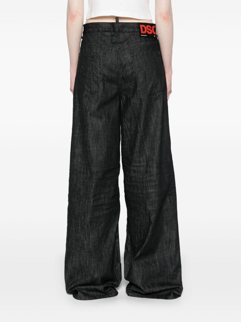 Traveller mid-rise wide-leg jeans - 4
