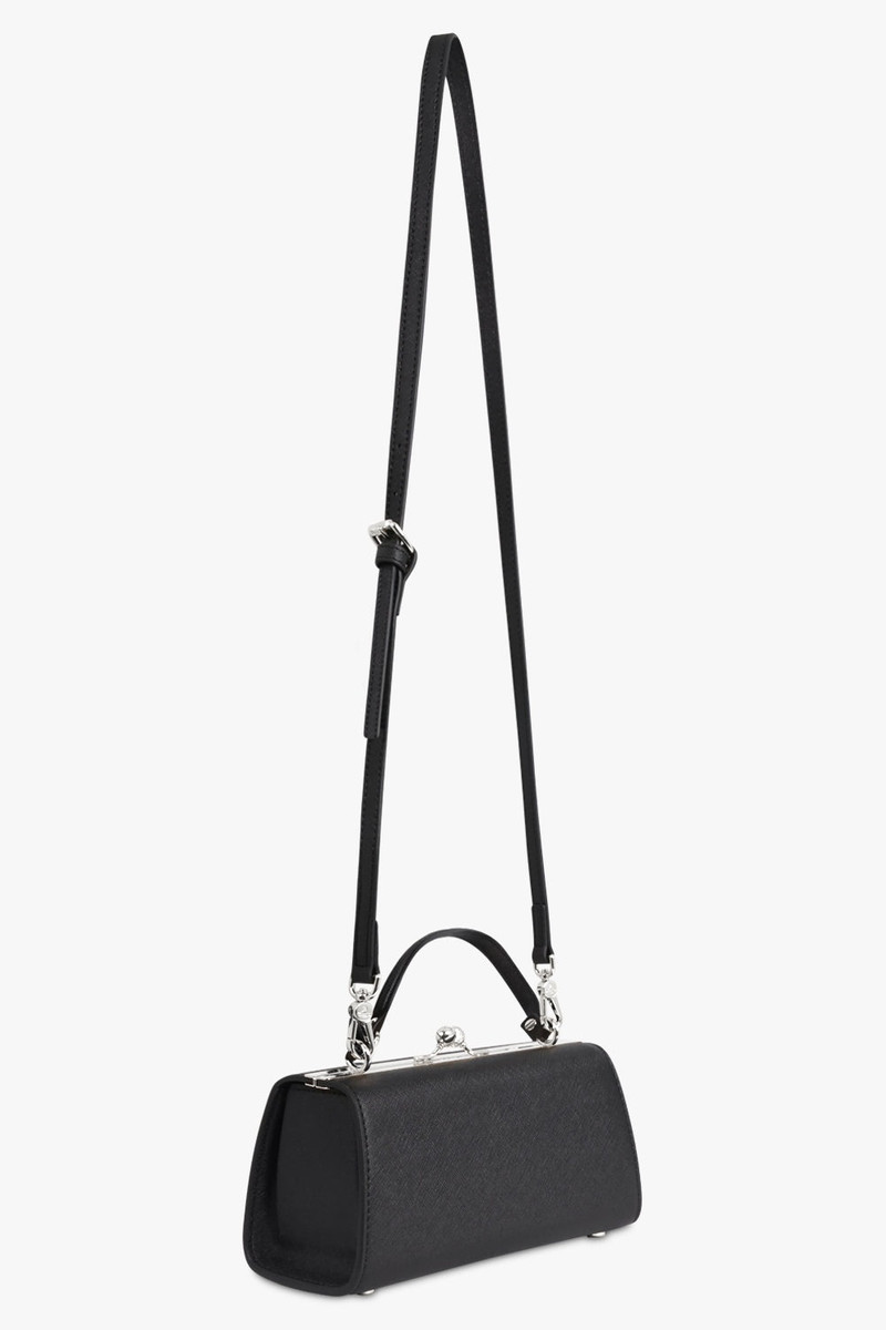Vivienne Westwood DOLL XL FRAME PURSE | BLACK/SILVER outlook