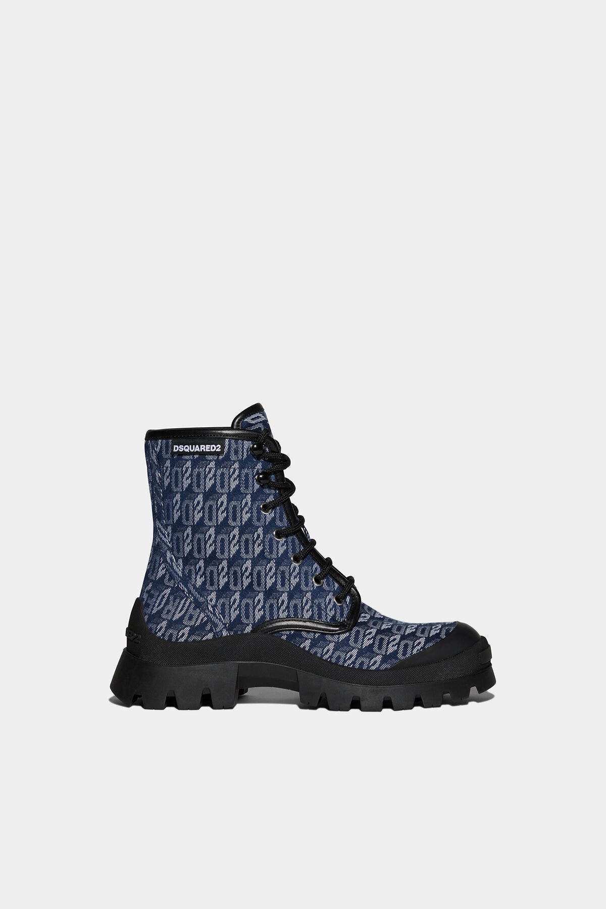 D2 MONOGRAM TANK COMBAT BOOTS - 1