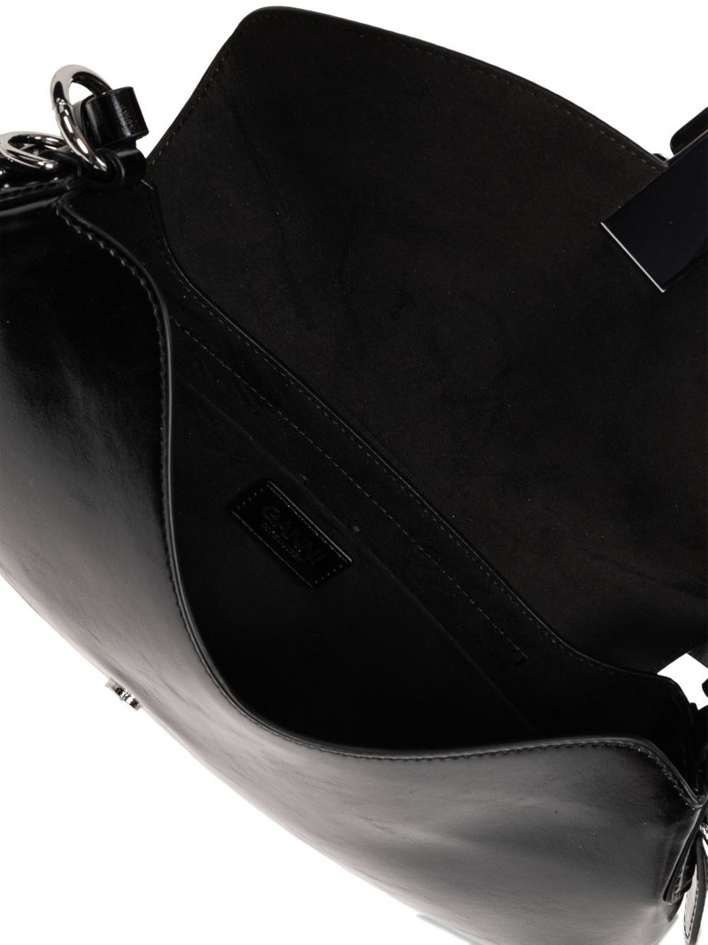 logo-buckle shoulder bag 5
