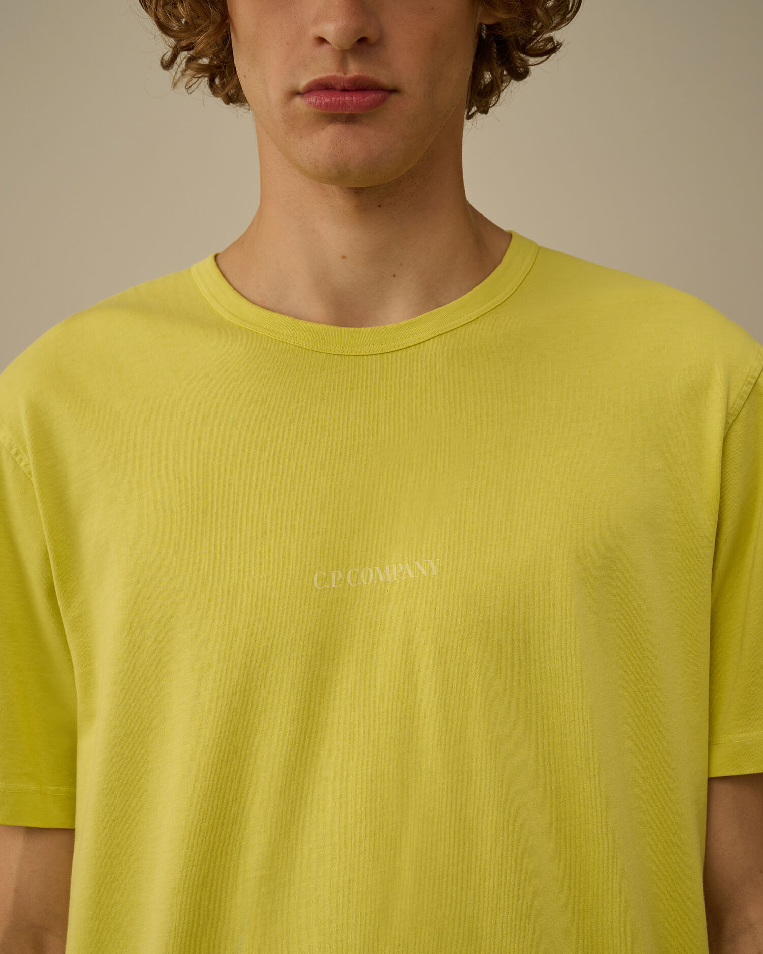 24/1 Jersey Short Sleeve Resist Dyed Logo T-Shirt - 5