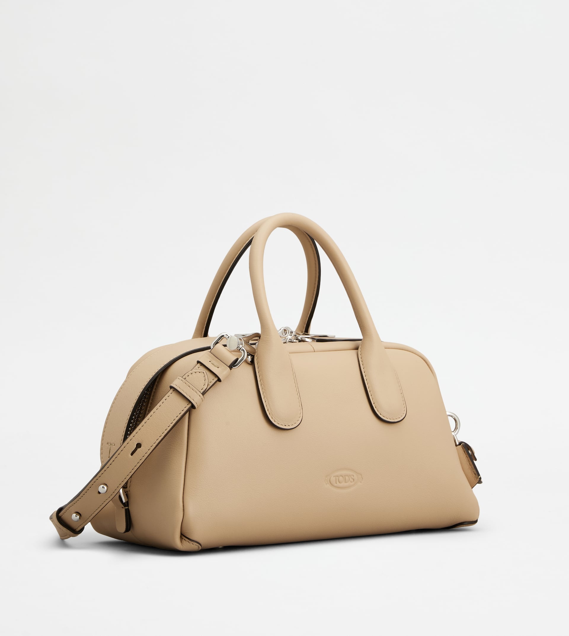 TOD'S DARSENA IN LEATHER SMALL - BEIGE - 3
