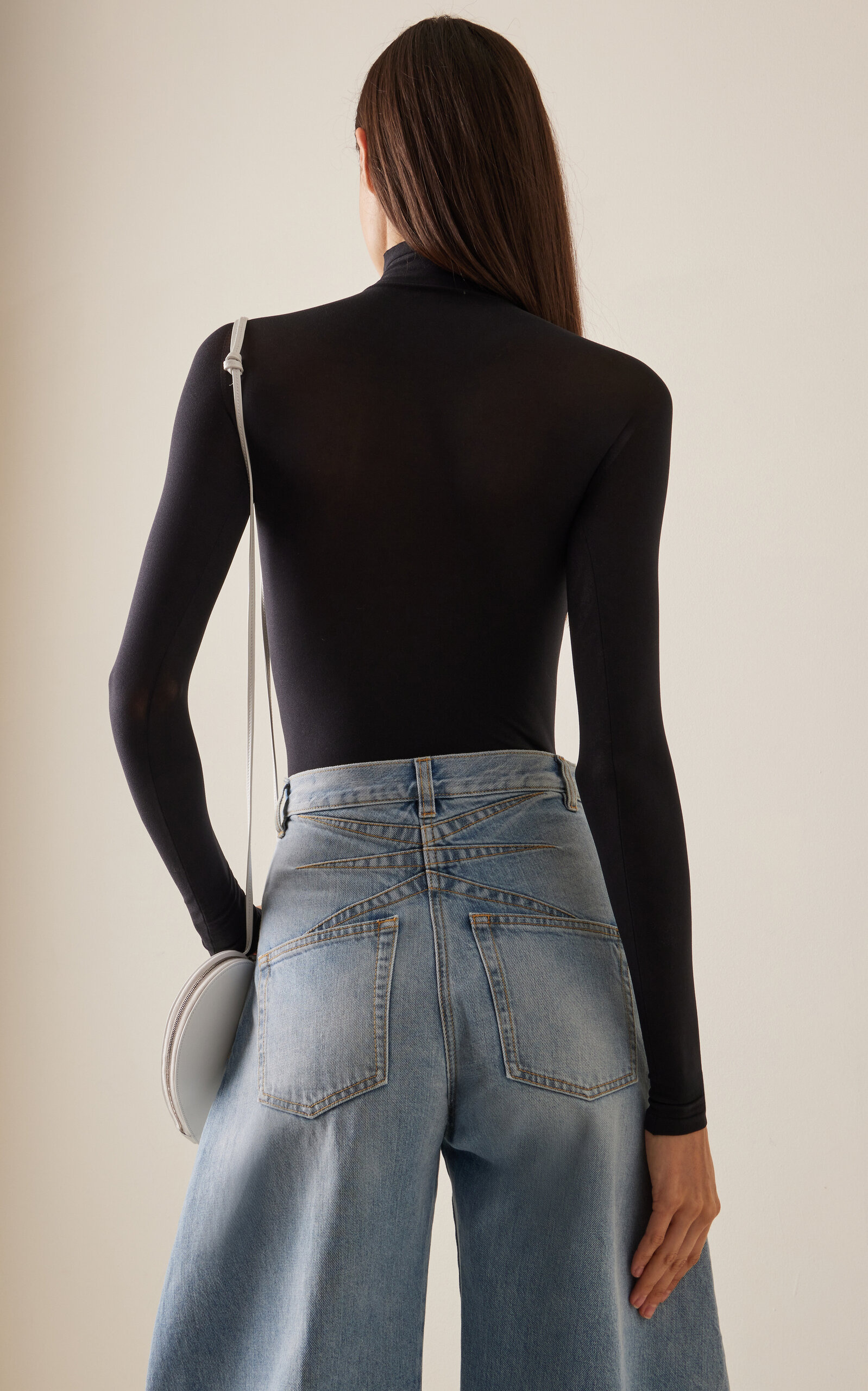 String Turtleneck Bodysuit black - 4