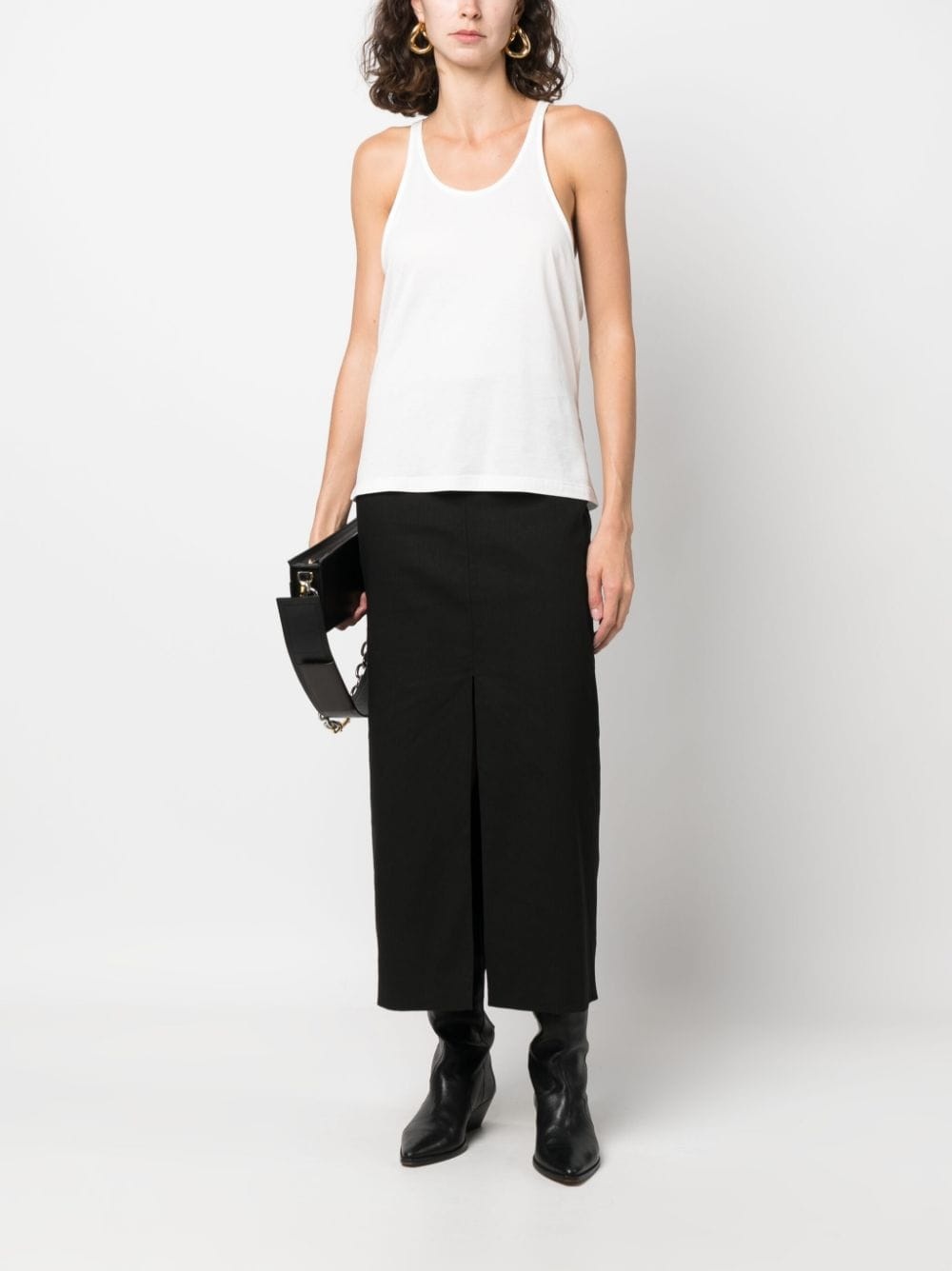 racerback cotton tank top - 4