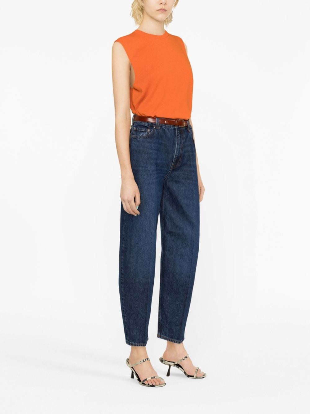 sleeveless cashmere top - 3