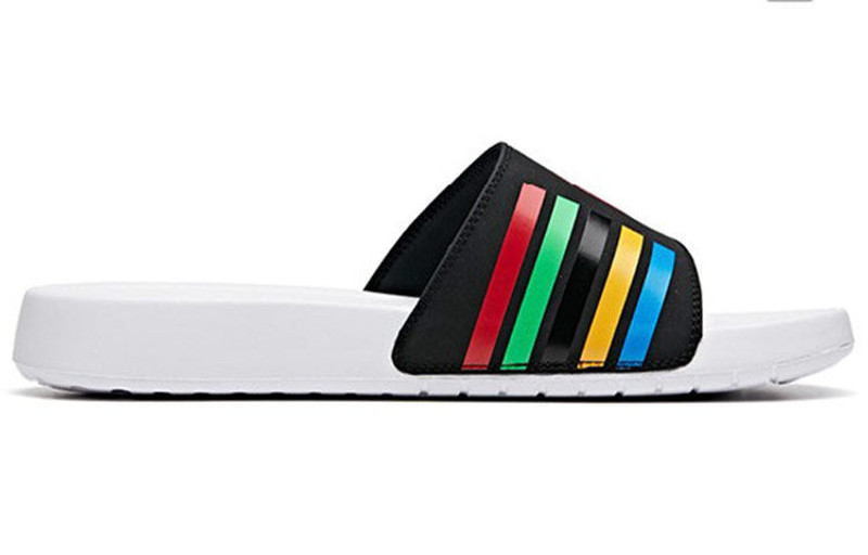 ANTA ANTA x Coca Cola Outdoors Slides 'Black Multi-Color' 912036966-8 outlook