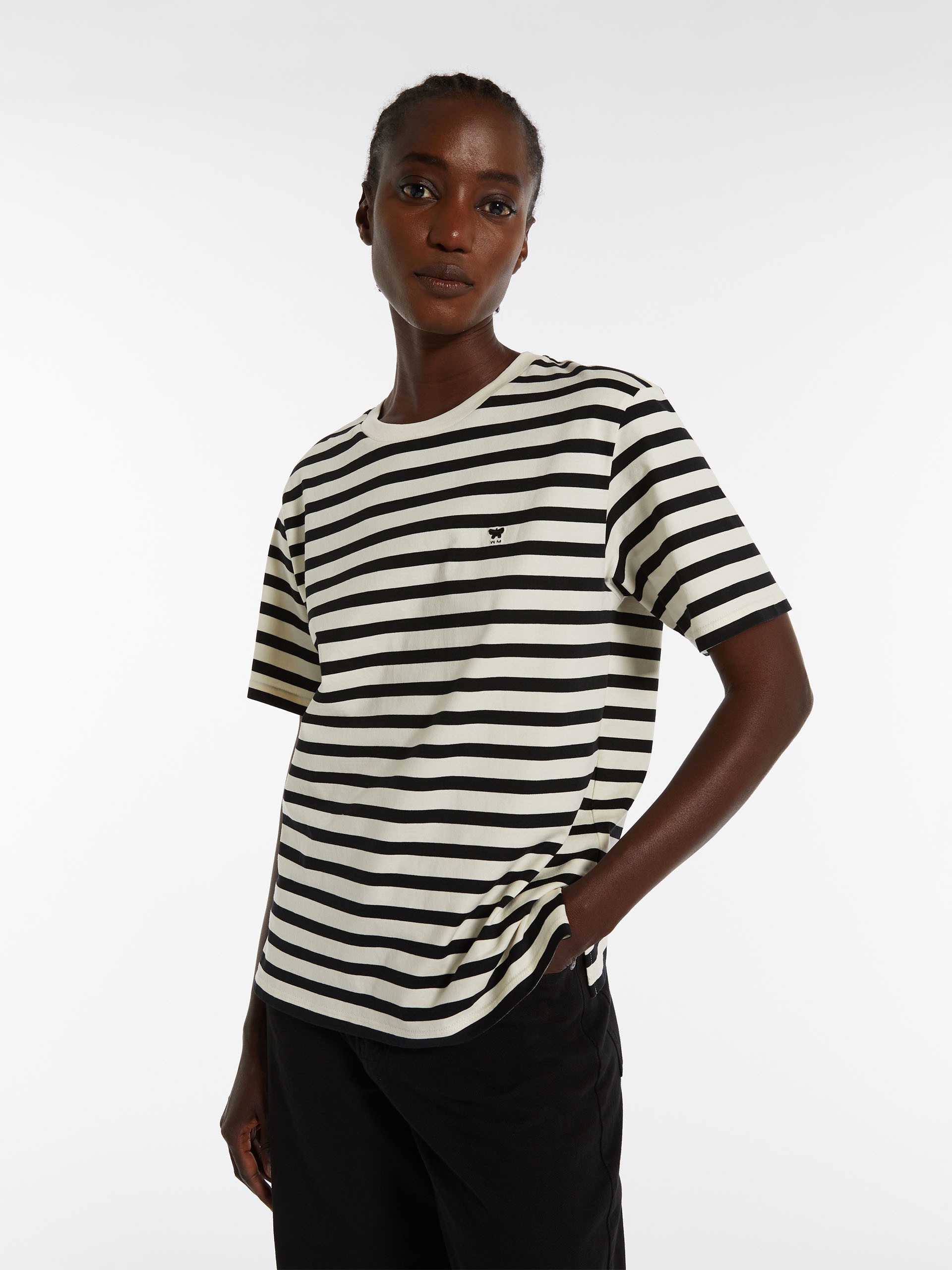 DEODARA Striped jersey T-shirt - 5