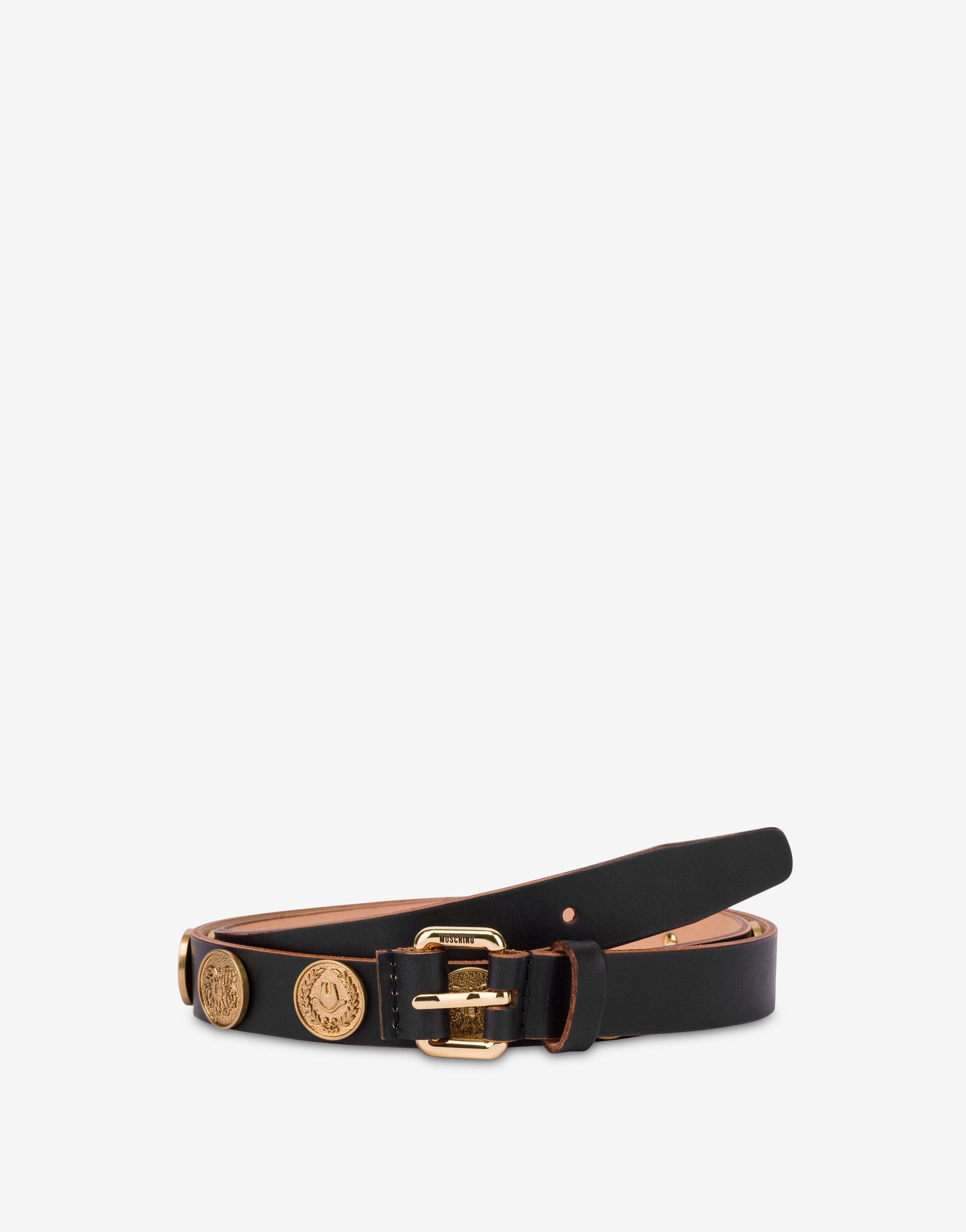 DECORATED COWHIDE BELT - 2