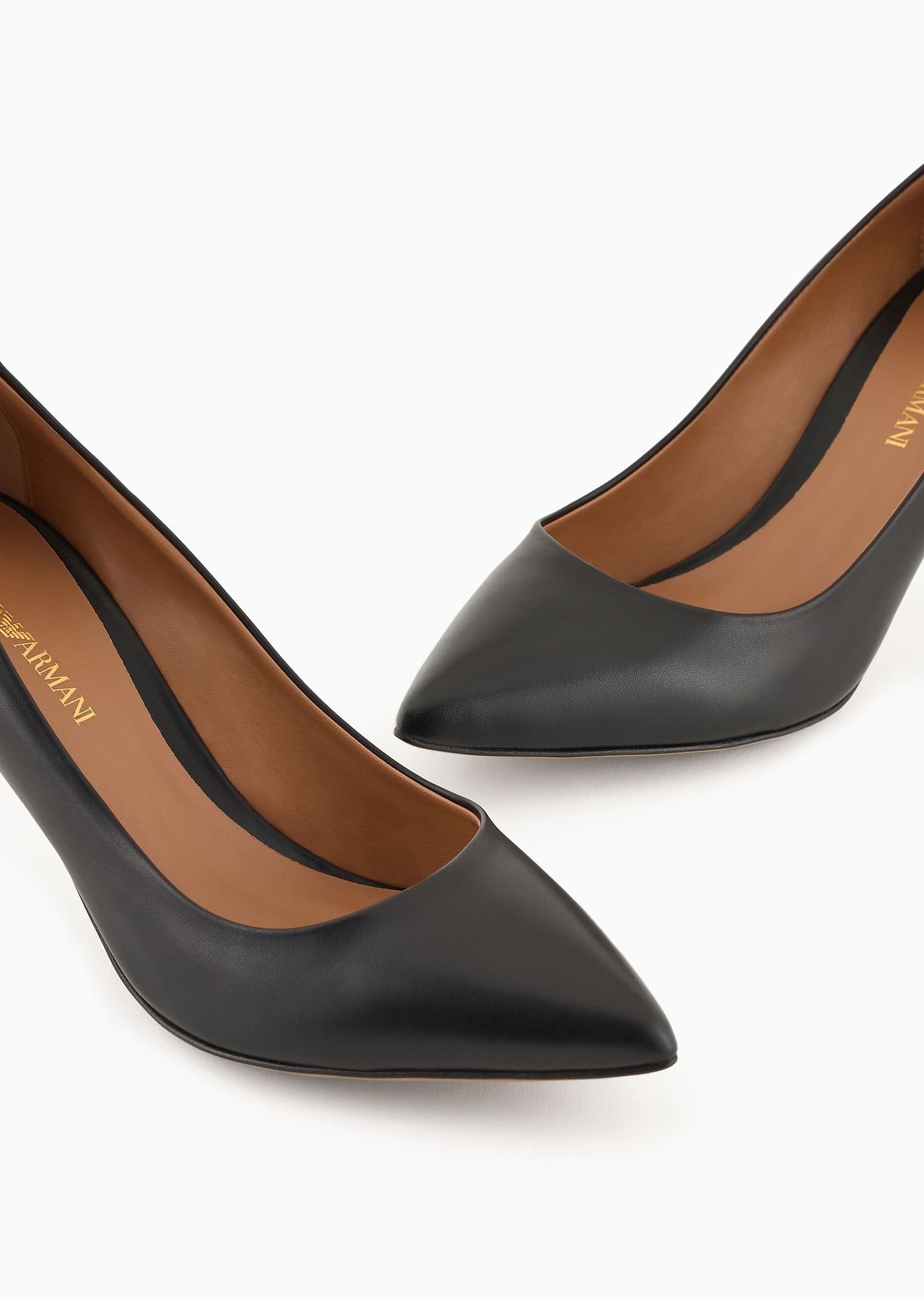 Leather pumps with stiletto heel - 5