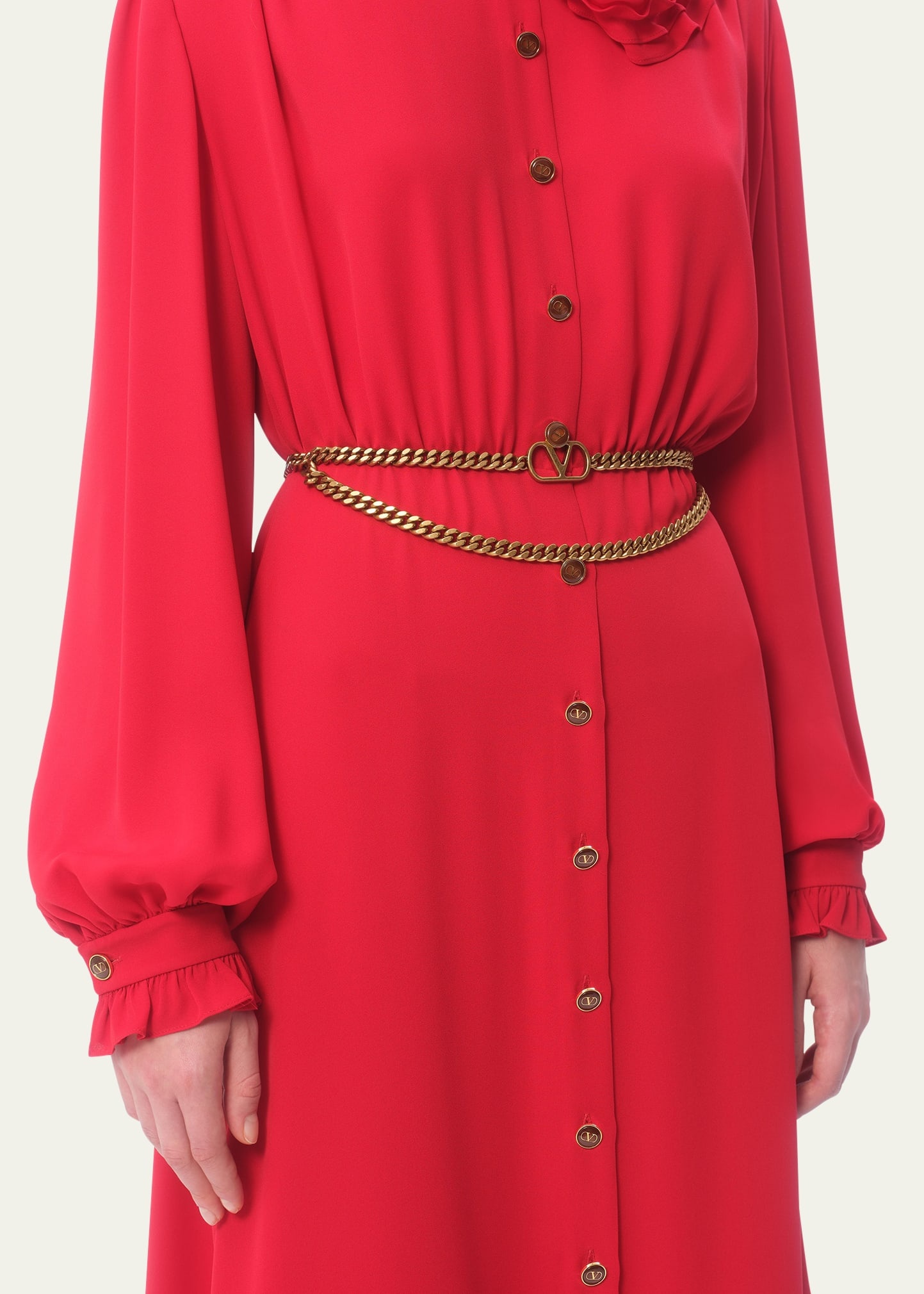 VLOGO Layered Chain Belt - 2