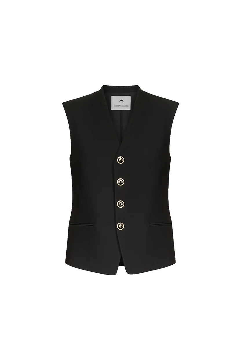 Tailored sleeveless jacket - 1