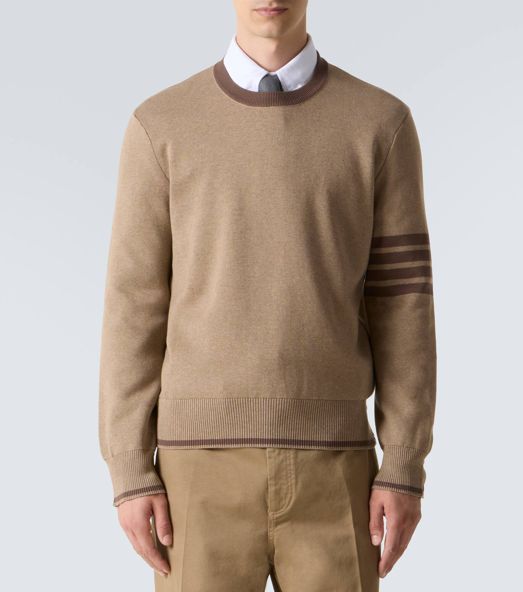 4-Bar cotton sweater - 3