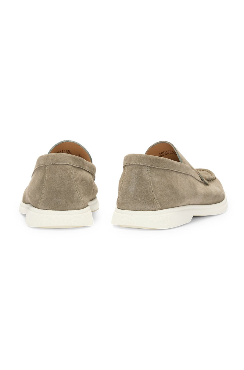 SUEDE LOAFERS WITH CONTRAST OUTSOLE 5