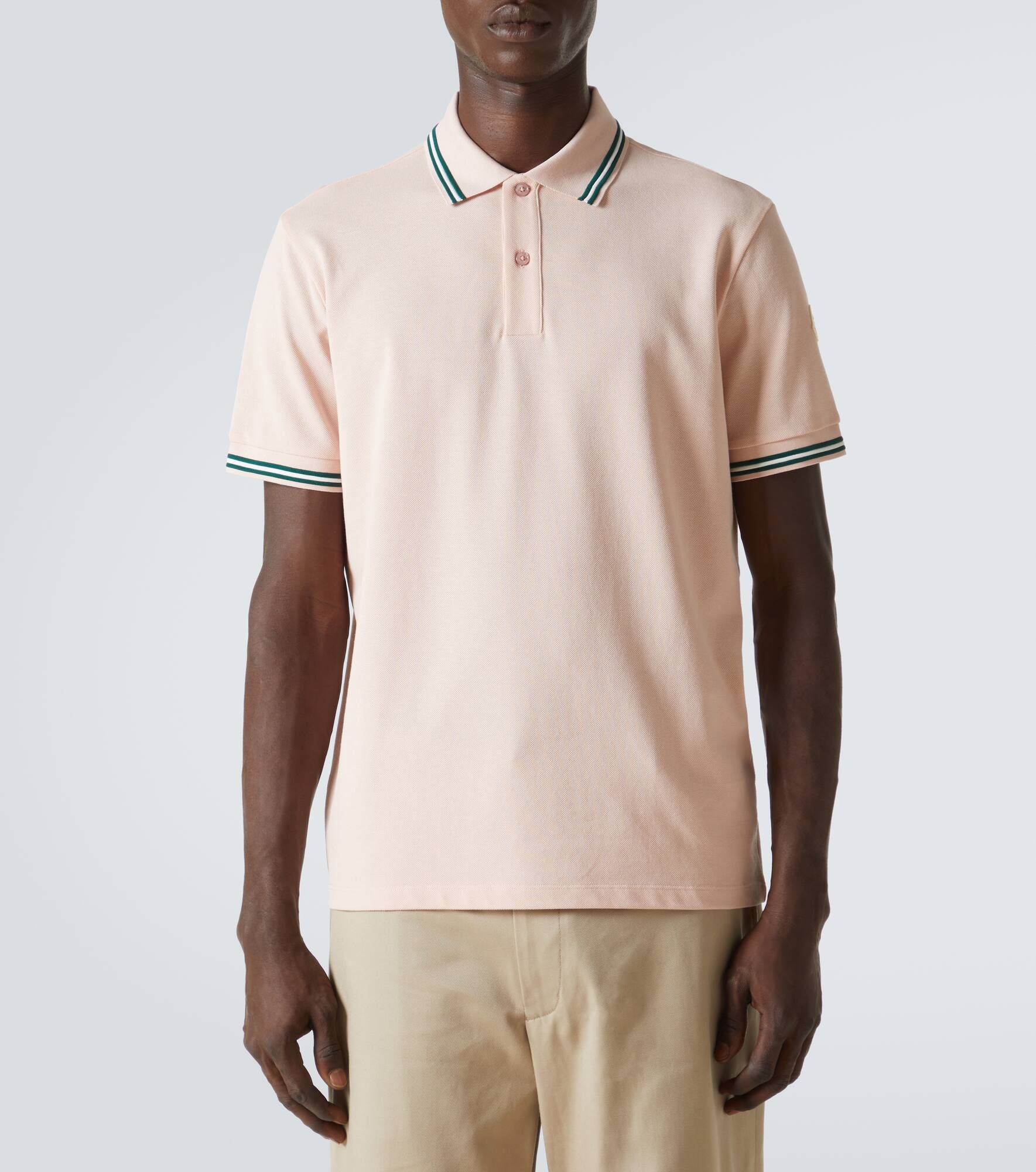 Cotton piqué polo shirt - 3