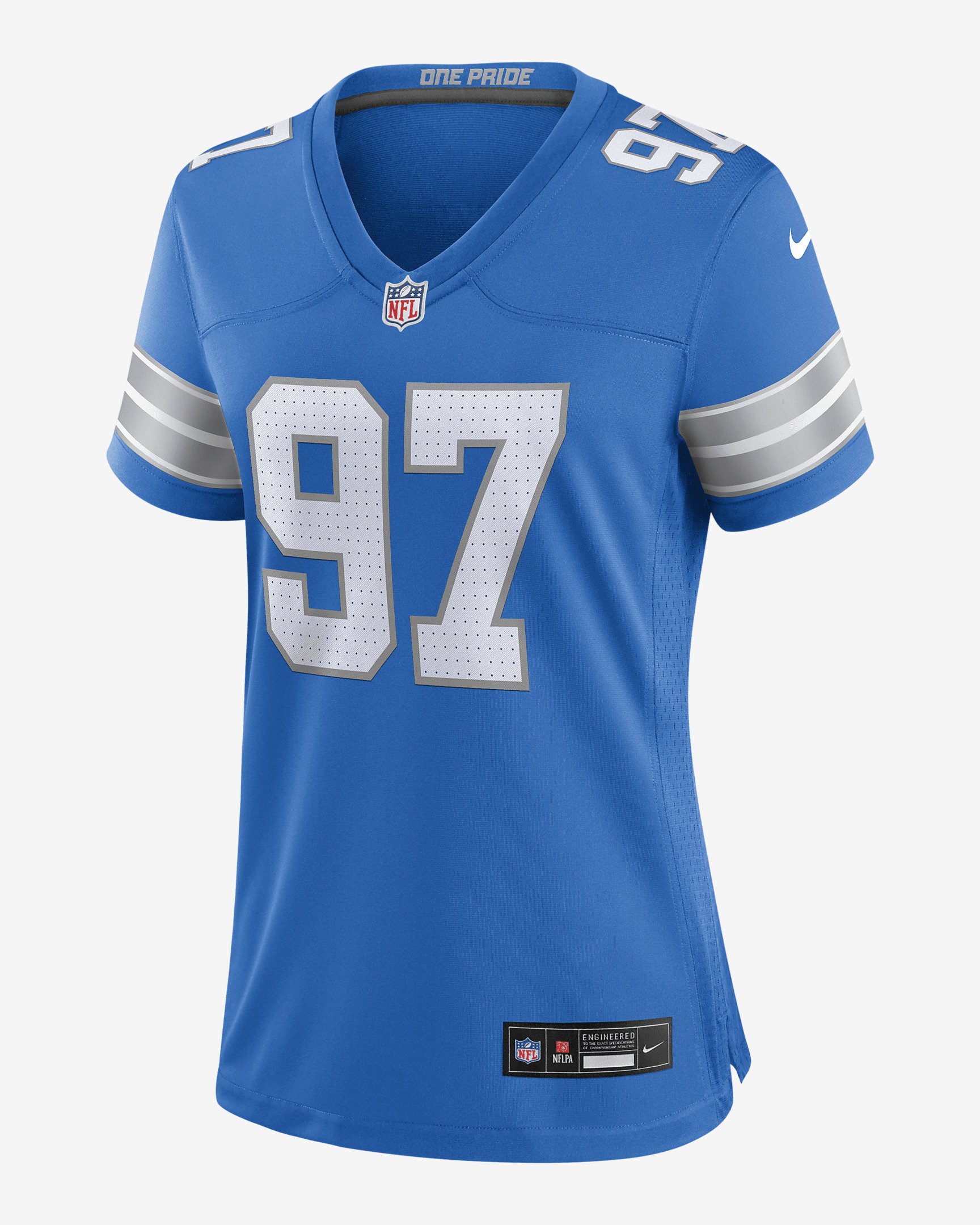 Aidan Hutchinson Detroit Lions Women's Nike NFL Game Football Jersey - 1