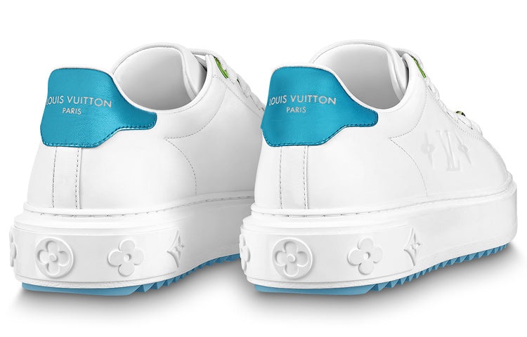 (WMNS) LOUIS VUITTON Time Out Sneakers 'White with Blue' 1AADNS - 3