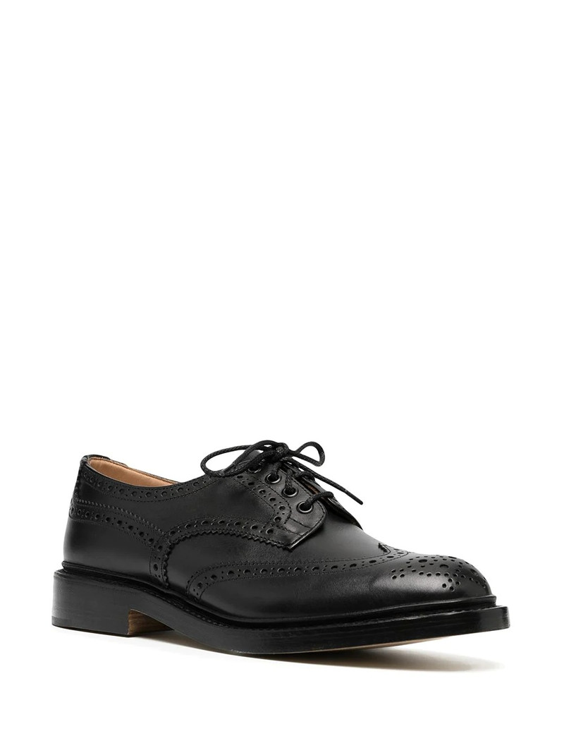 Tricker's lace-up leather brogues outlook