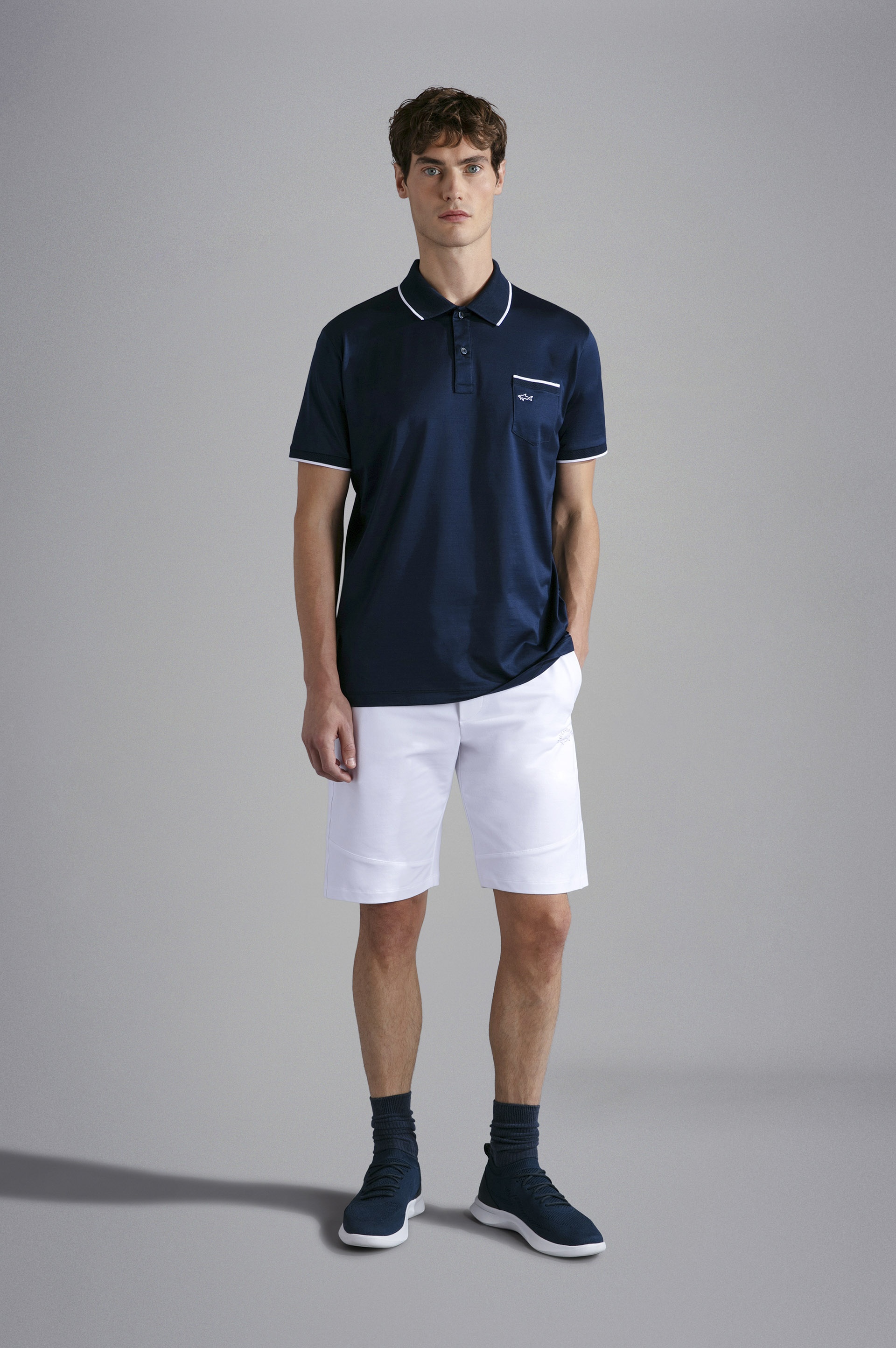 COTTON STRETCH BERMUDA SHORTS - 2