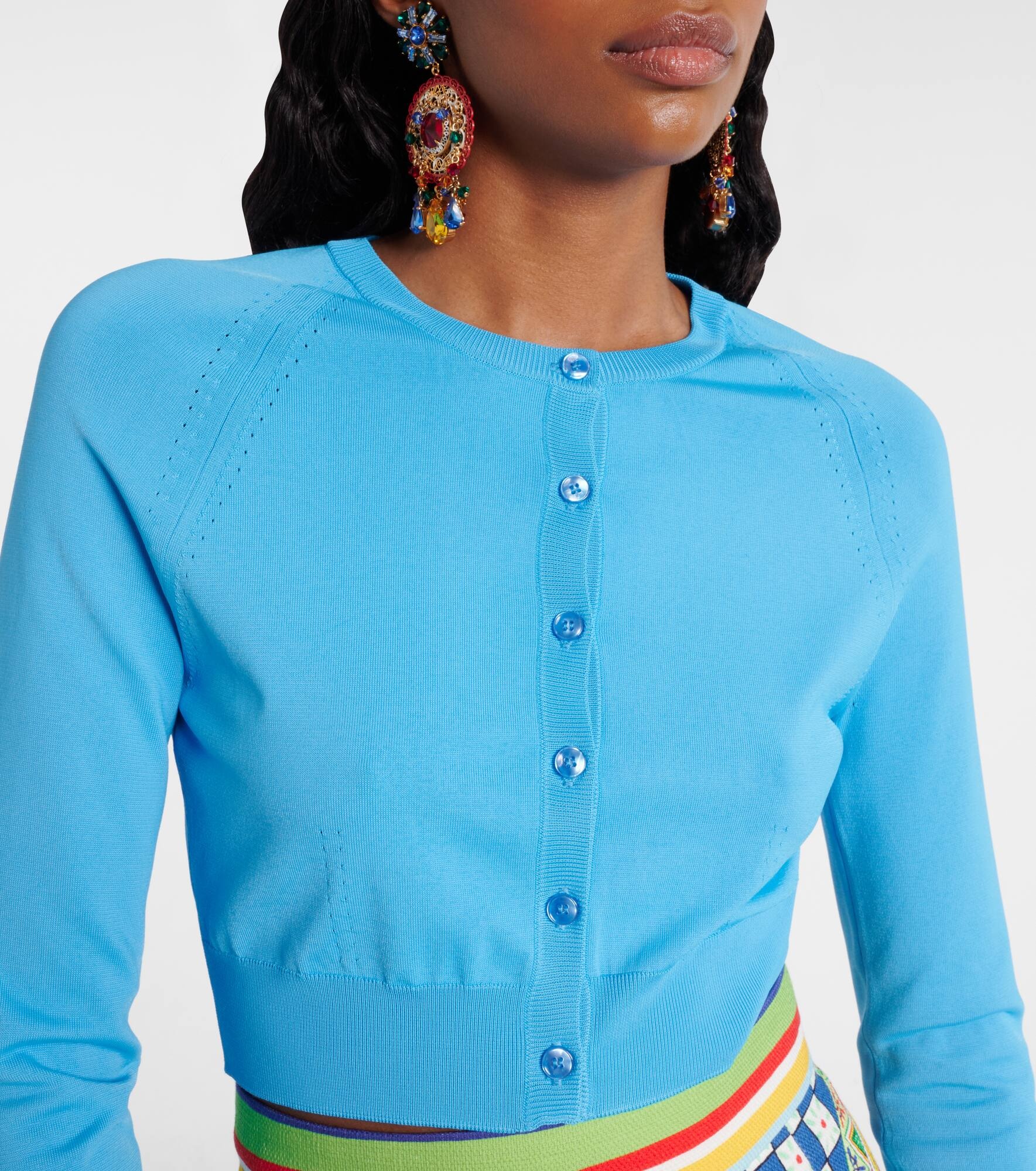 Cropped cardigan - 4