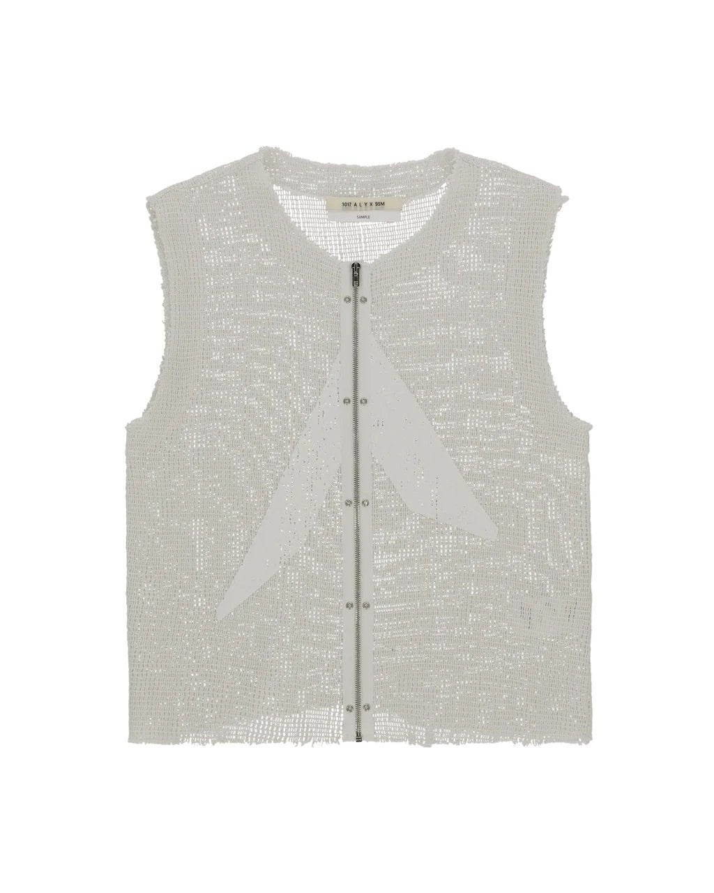 Zip Up Logo Mesh Vest - 1