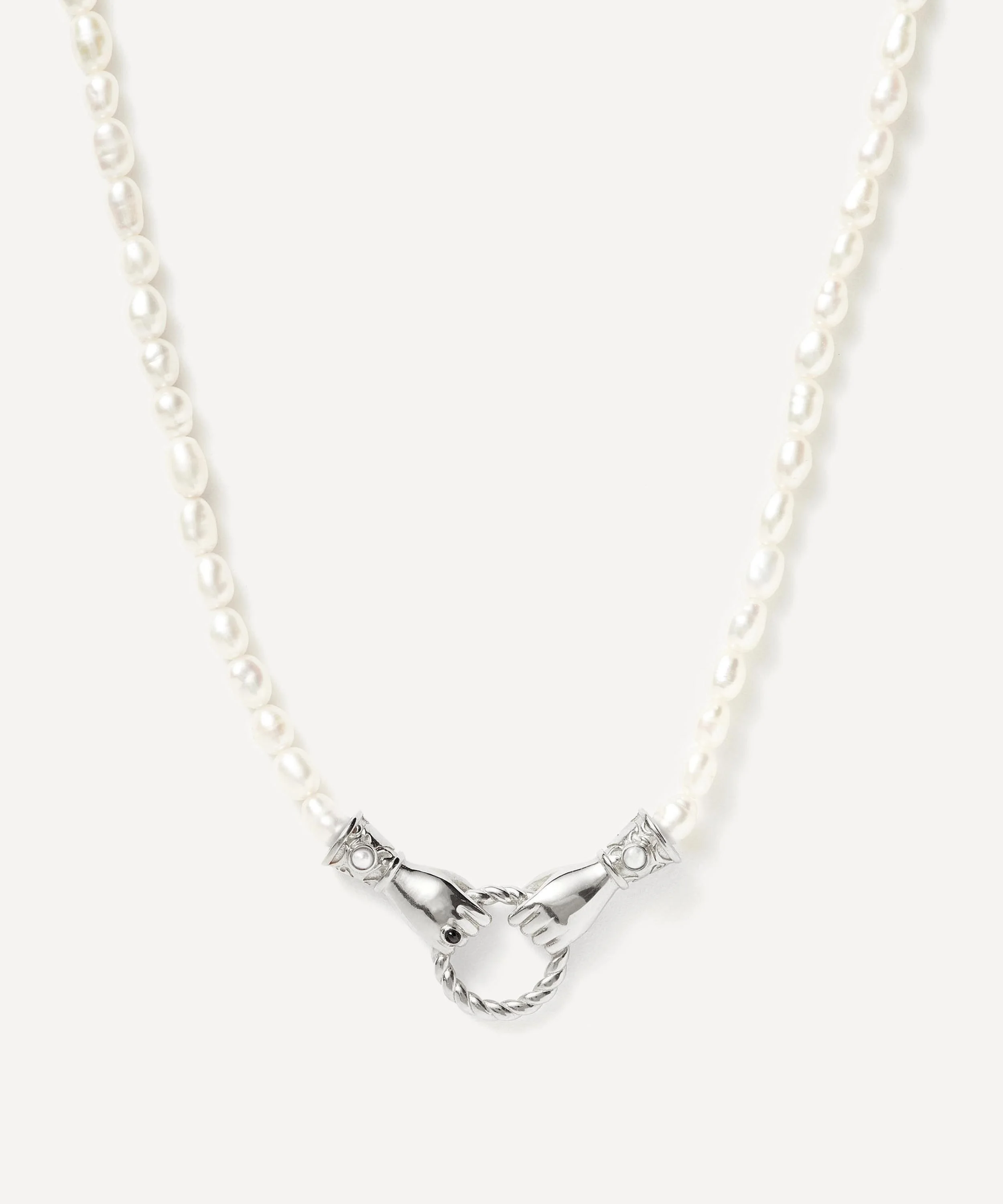 Silver-Plated Harris Reed In Good Hands Necklace - 1
