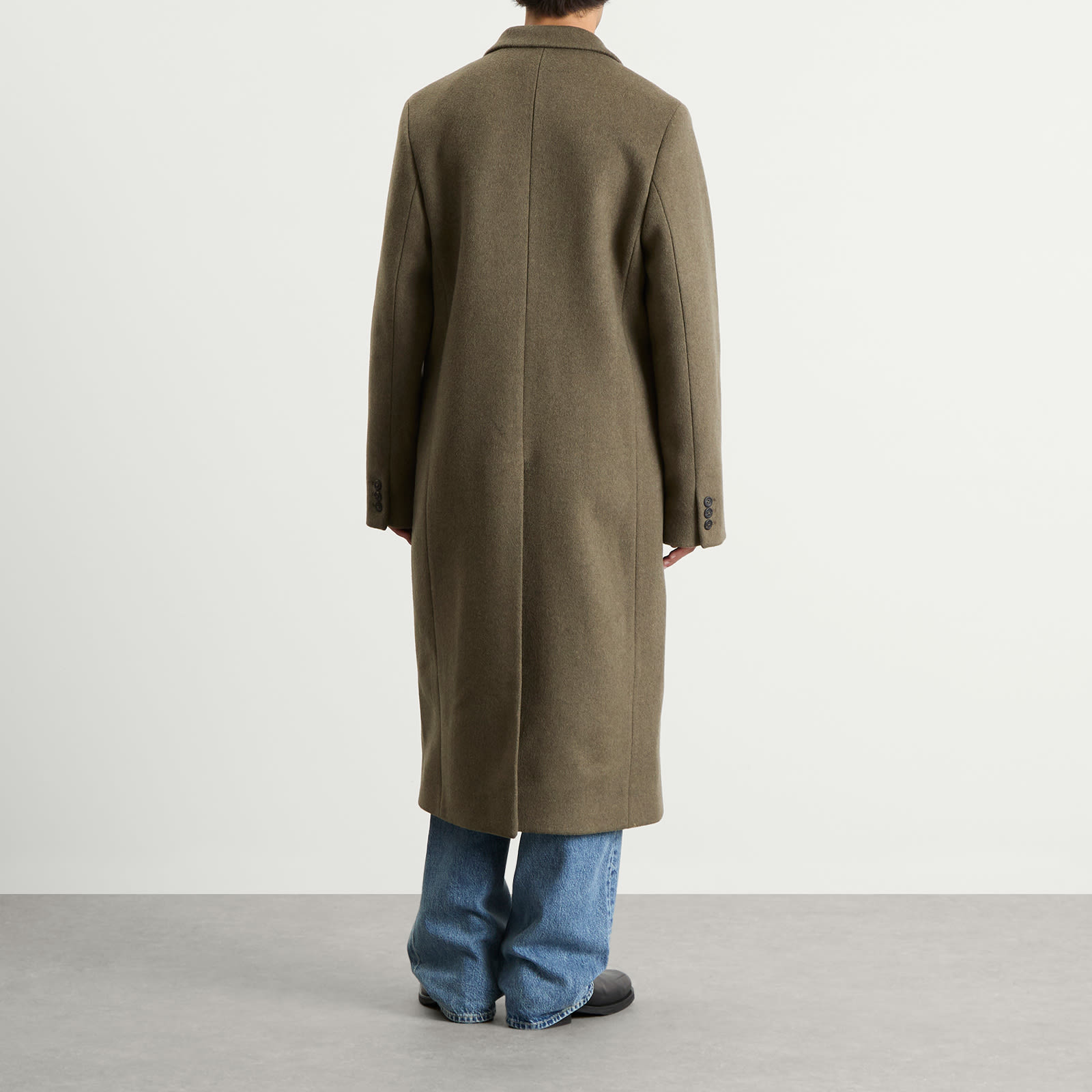 Our Legacy Robe Melton Wool Overcoat - 3