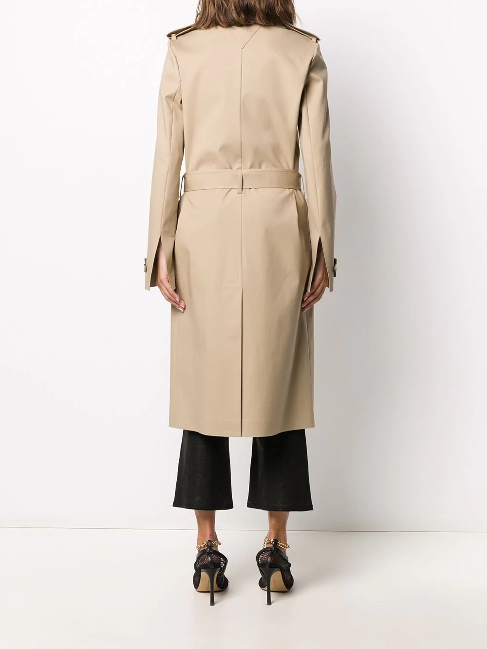 belted trench coat - 4