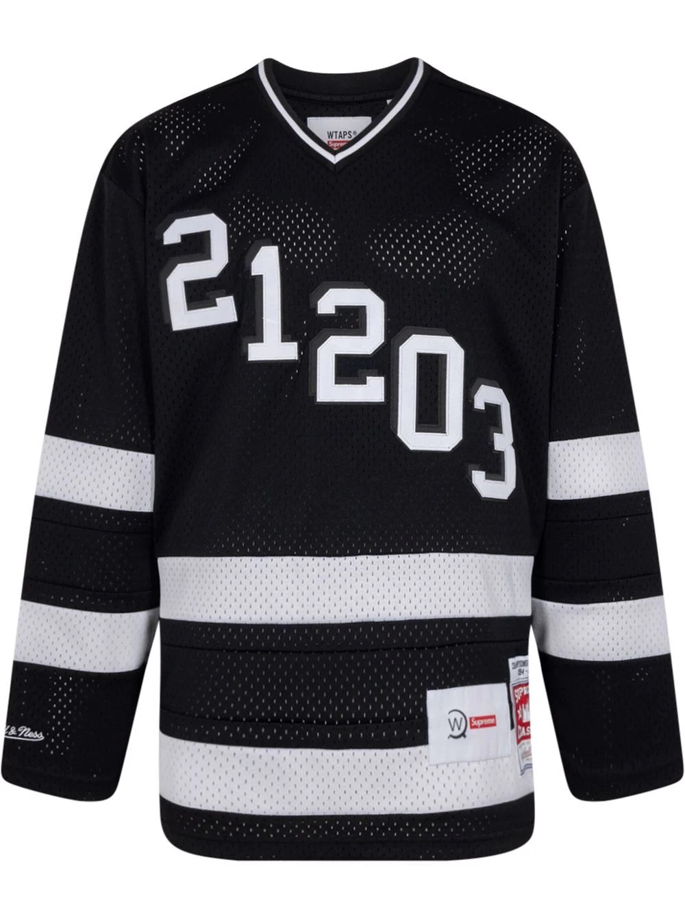 x WTAPS Mitchell & Ness Hockey jersey - 1